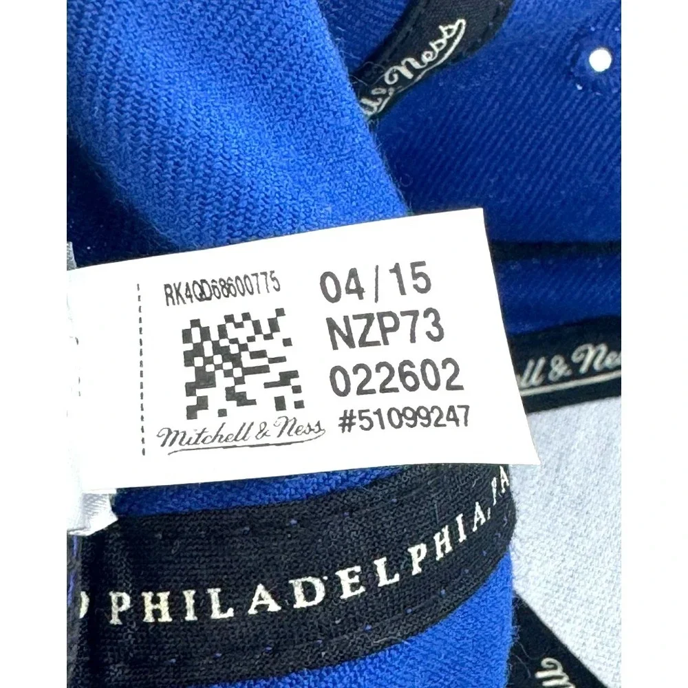 Mitchell & Ness Golden State Warriors Snapback Hat Blue Adjustable NZP73